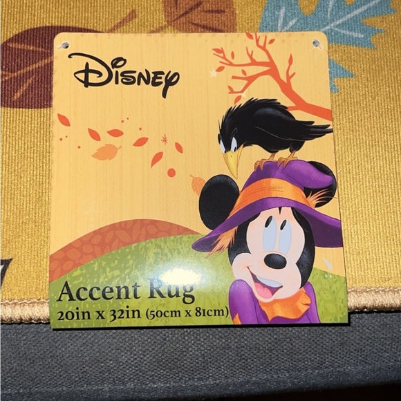 Fall Mickey & Minnie Accent Rug (PLEASE READ DESCRIPTION) - Picture 3 of 6